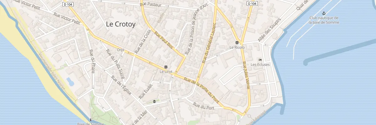 Plan du 12 Rue de la Prison Jeanne d’Arc au Crotoy