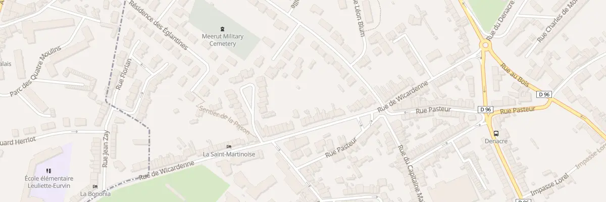 Plan du 101 Rue de Wicardenne à Saint-Martin-Boulogne
