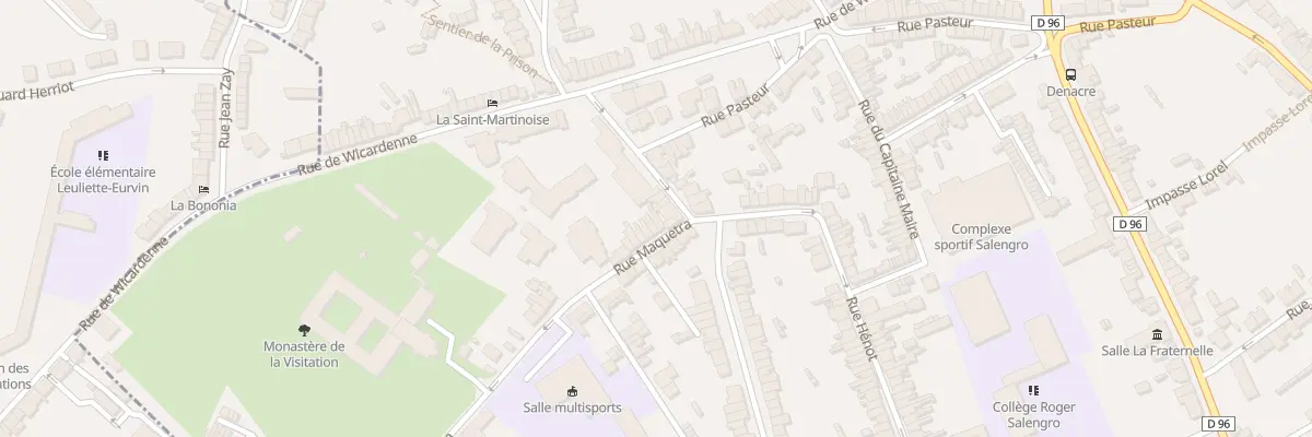Plan du 39 Rue de Maquetra à Saint-Martin-Boulogne
