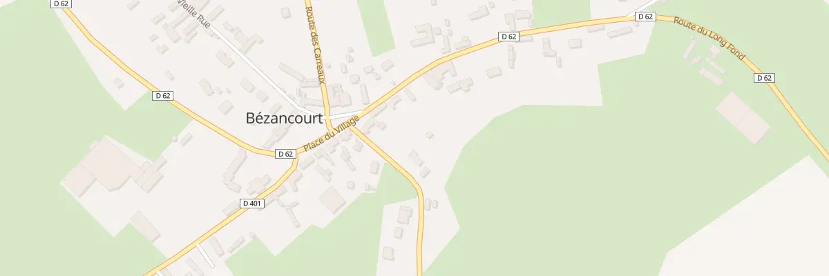 Plan du 4 Rte du Long Fond à Bézancourt