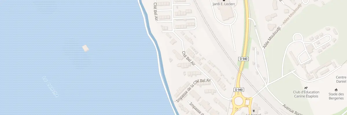 Plan du 45 Cité Bel Air à Étaples