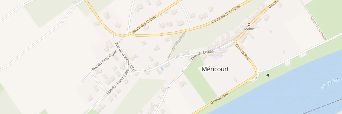 Plan du 8 Rue Vieille Cote à Méricourt