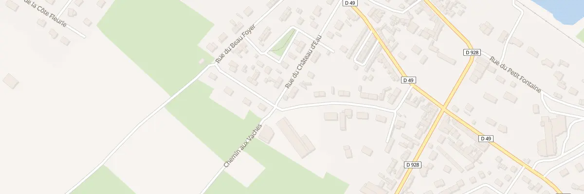 Plan du 13 Rue du Chateau d’Eau à Blangy-sur-Bresle
