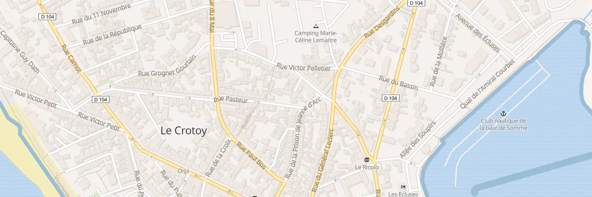 Plan du 63 Rue Pasteur au Crotoy