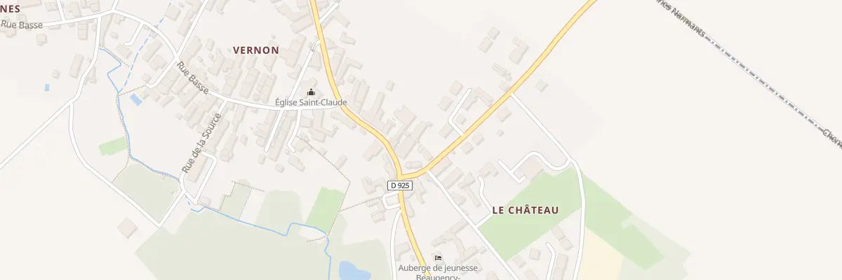 Plan du 3 Rte de Messas à Beaugency
