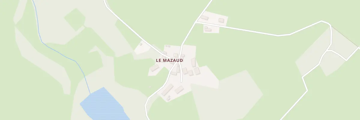 Plan du 5278 Le Mazaud à Neuvic-Entier