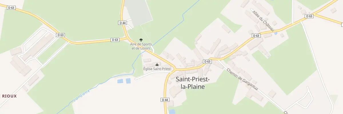 Plan du 4 Rue de la Mairie à Saint-Priest-la-Plaine
