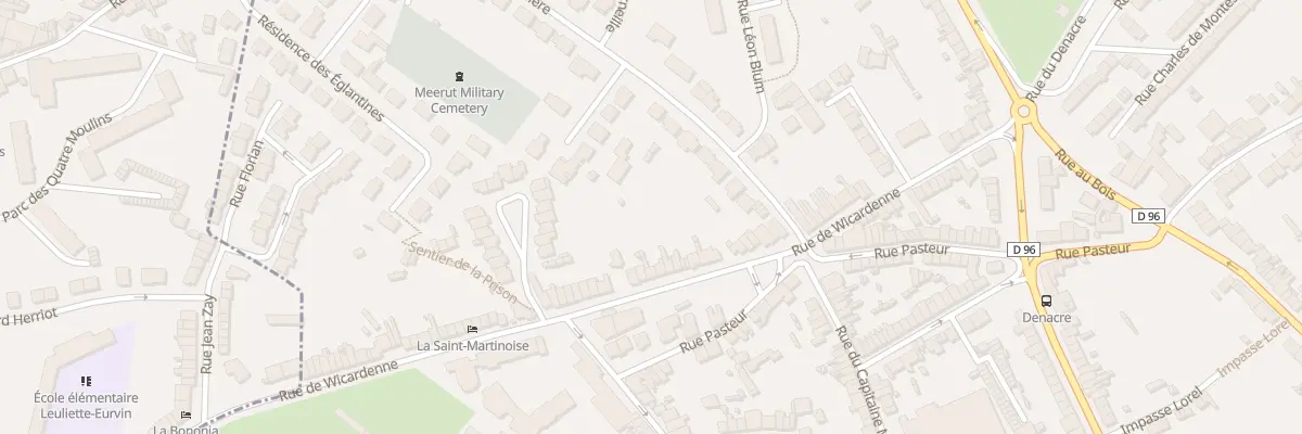 Plan du 109 Rue de Wicardenne à Saint-Martin-Boulogne