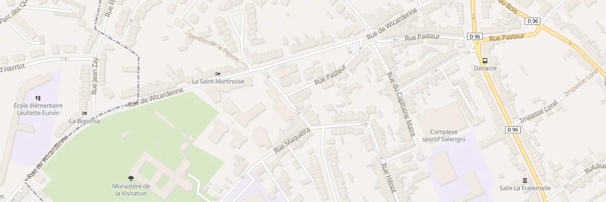 Plan du 6 Rue Pasteur à Saint-Martin-Boulogne