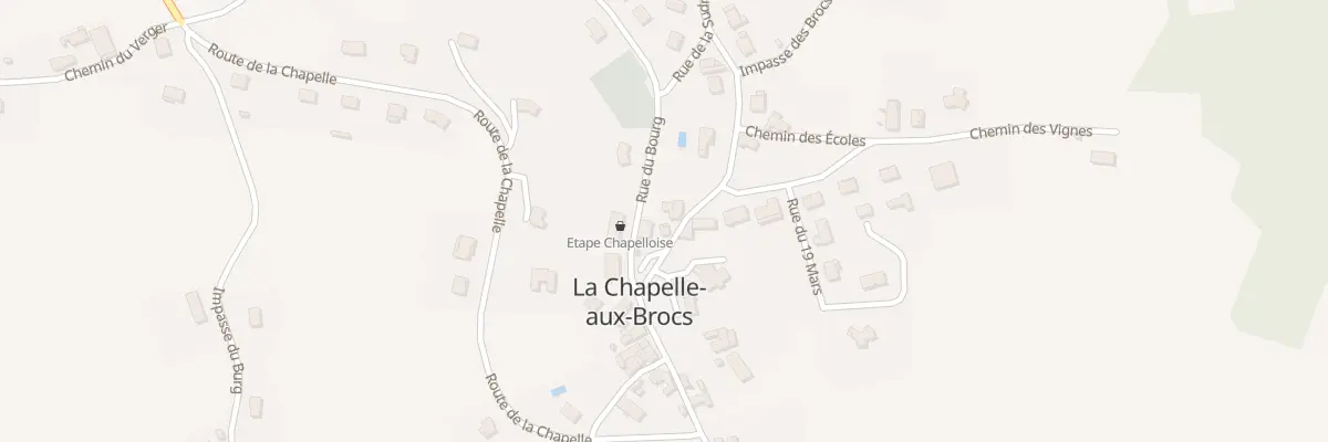 Plan du 3 Rue De La Sudrie à La Chapelle-aux-Brocs