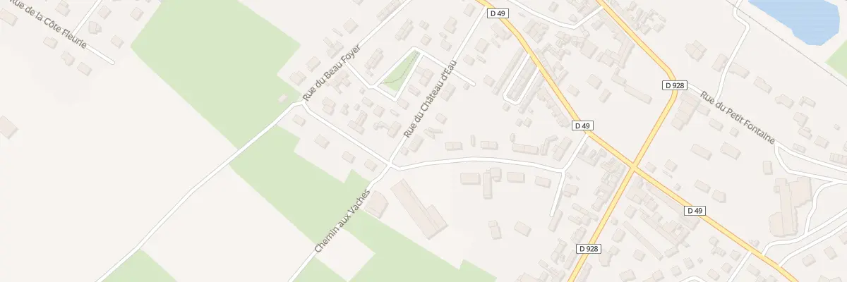 Plan du 5284 Rue du Chateau d’Eau à Blangy-sur-Bresle