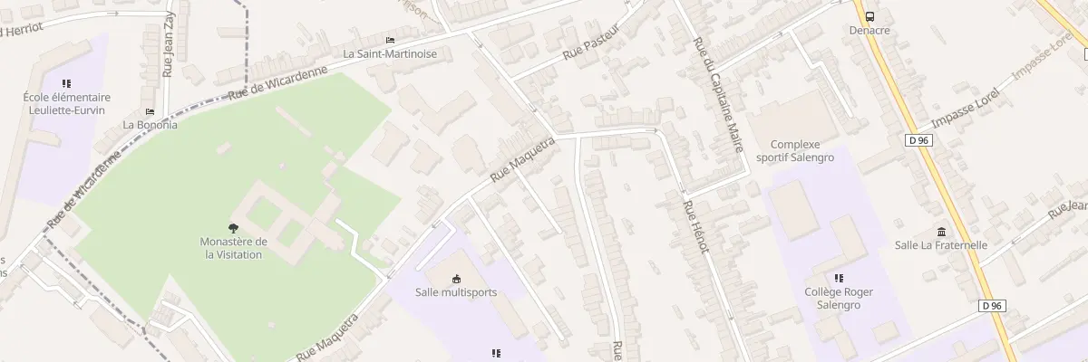 Plan du 100 Rue de Maquetra à Saint-Martin-Boulogne