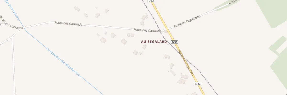 Plan du 25 Rte des Garrands à Puygaillard-de-Quercy