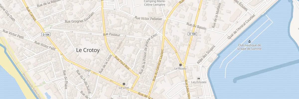 Plan du 44 Rue de la Prison Jeanne d’Arc au Crotoy