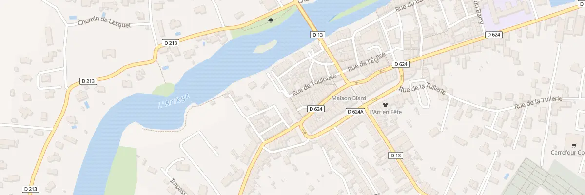 Plan du 2 Rue de Toulouse à Varilhes