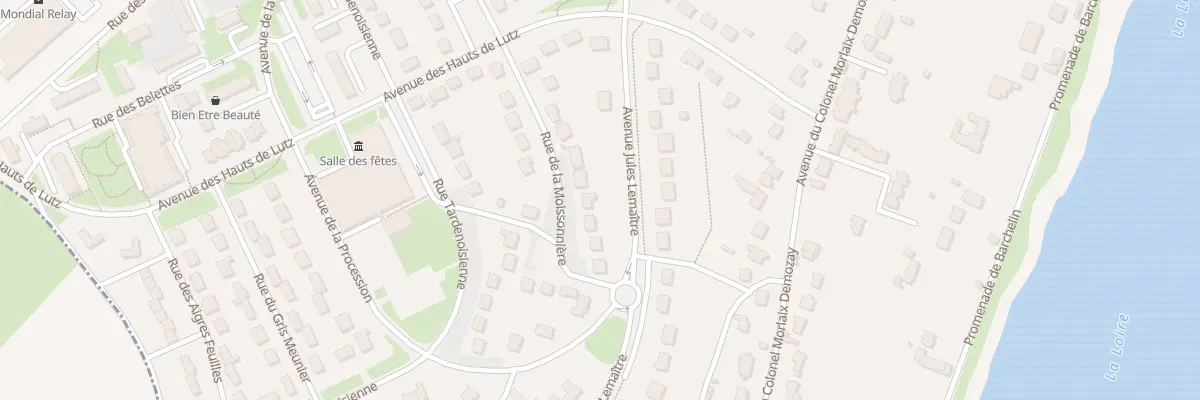 Plan du 13 Rue de la Moissonnière à Beaugency