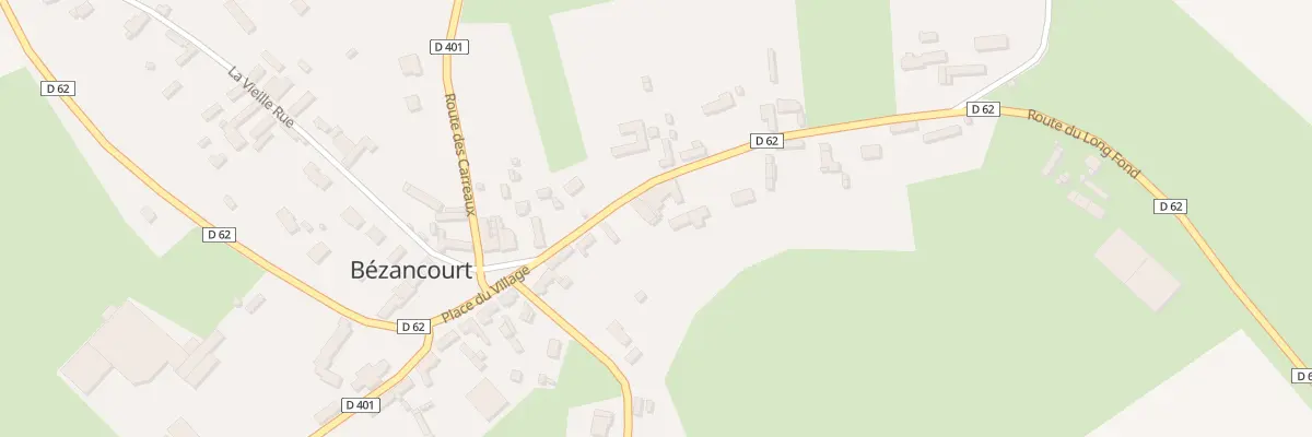 Plan du 8 Rte du Long Fond à Bézancourt