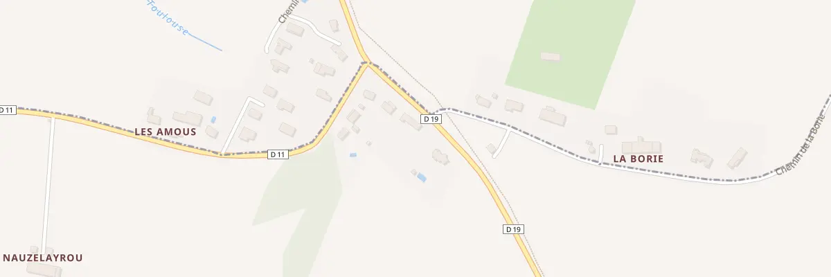 Plan du 112 Laborie à Montgeard