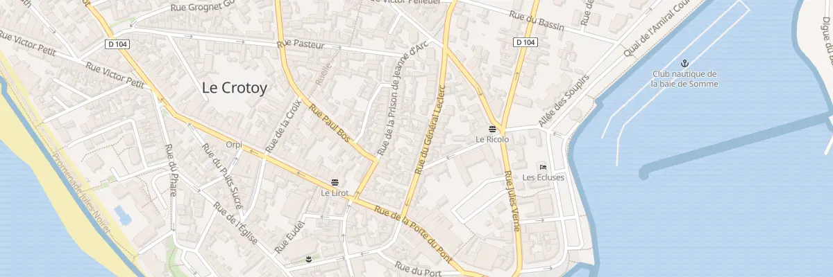 Plan du 33 Rue du General Leclerc au Crotoy