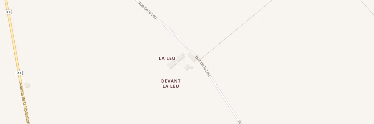 Plan du 5330 Devant La Leu à Épieds-en-Beauce