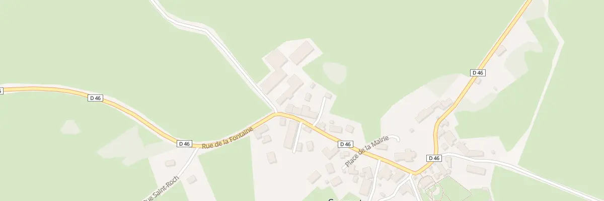 Plan du 16 Rue de la Fontaine à Sagnat