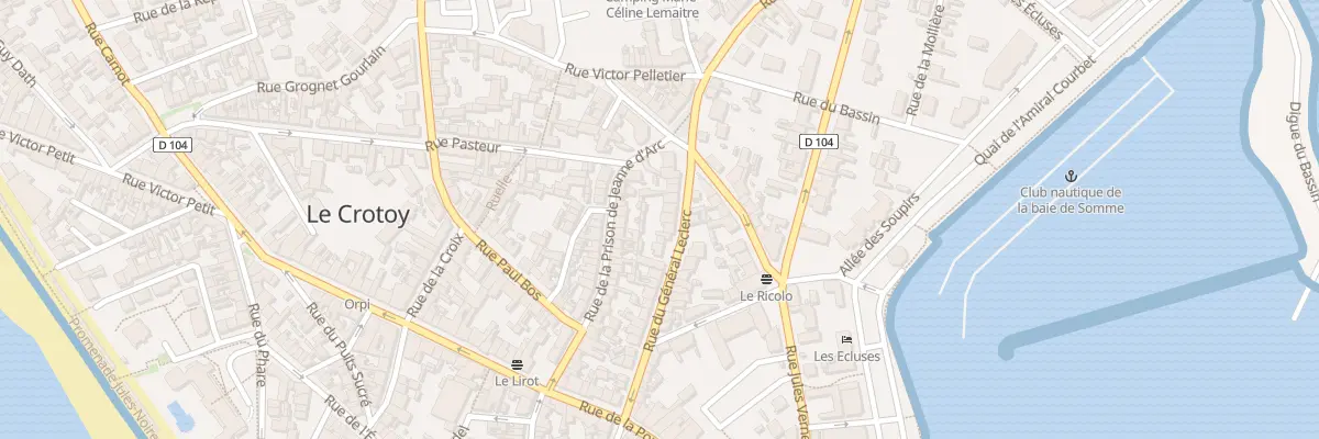 Plan du 47 Rue du General Leclerc au Crotoy