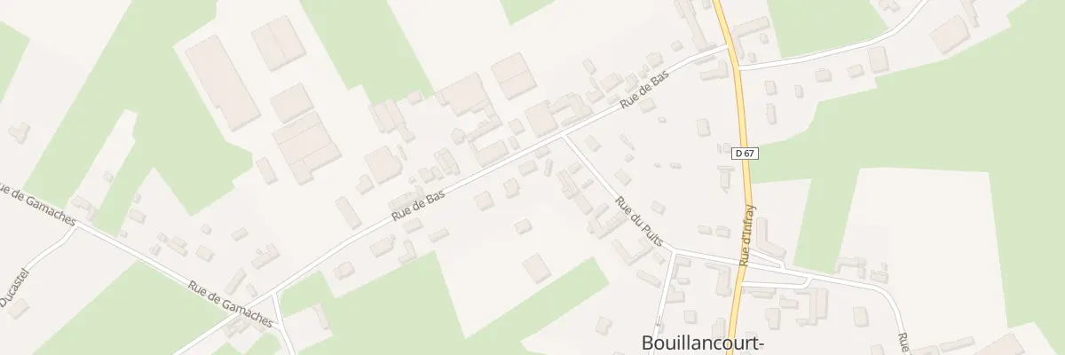 Plan du 2 Rue de Bas à Bouillancourt-en-Séry