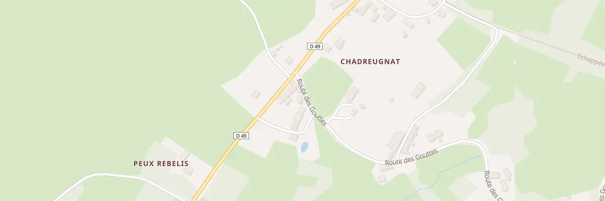 Plan du 4 Rte des Gouttes à Lafat