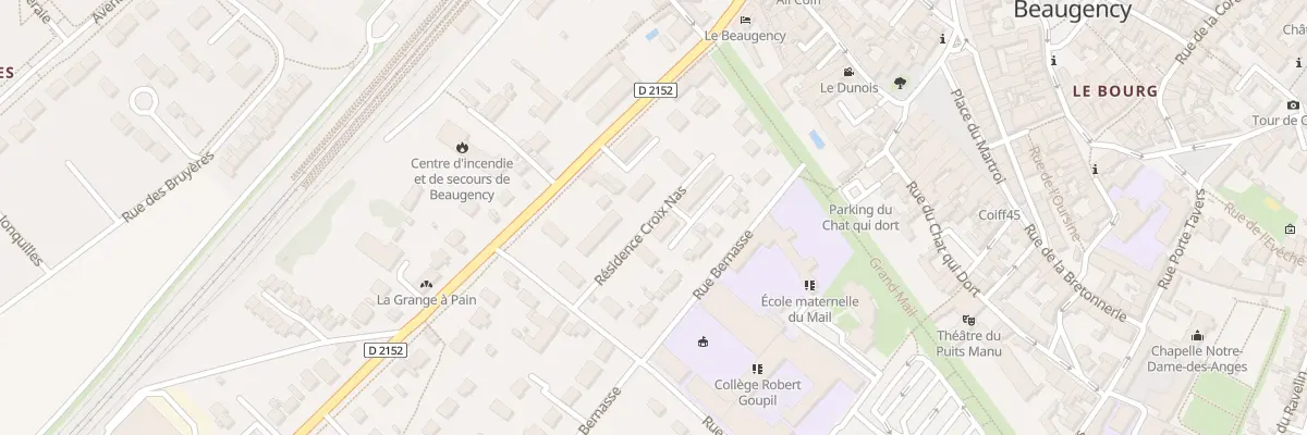 Plan du 9005 Rue de la Croix Nas à Beaugency