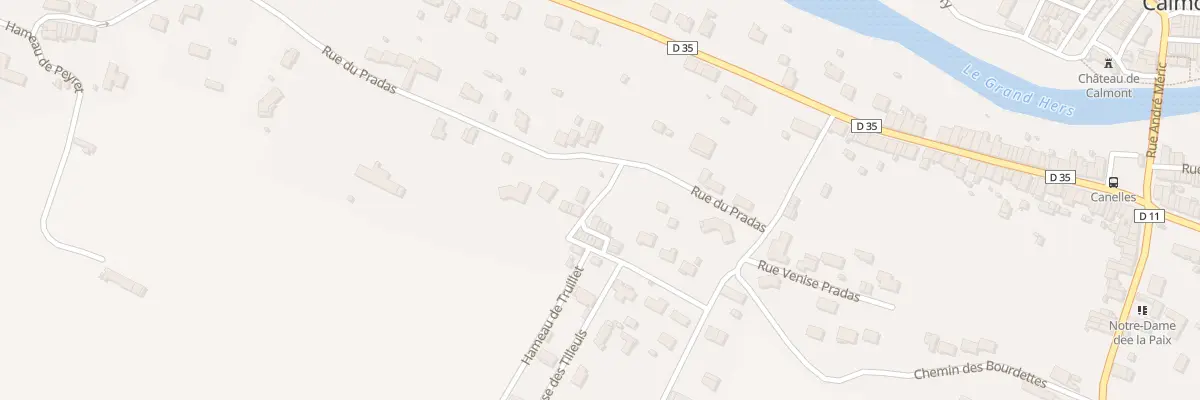 Plan du 20 Ham de Truillet à Calmont