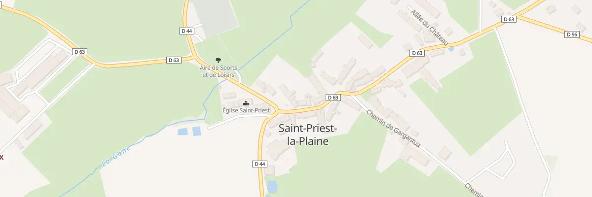 Plan du 10 Rue de la Mairie à Saint-Priest-la-Plaine