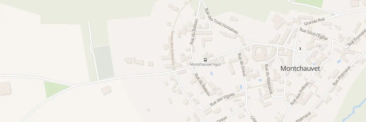 Plan du 22 Rue de la Porte de Bretagne à Montchauvet