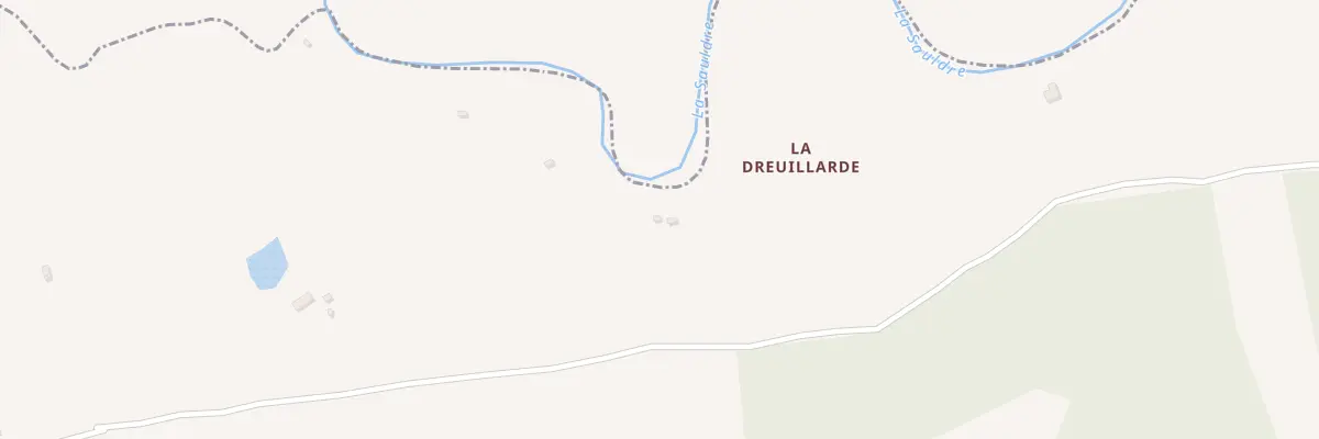 Plan du 2 Hameau La Dreuillarde à Gièvres