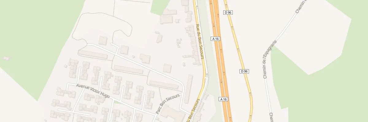 Plan du 60 Rue du Bon Secours à Wimille