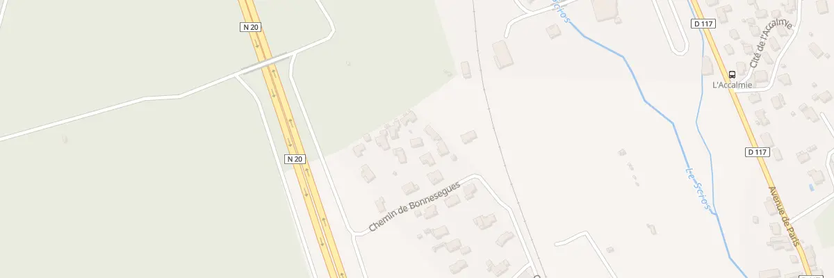 Plan du 10 Che de Bonnesegues à Montgailhard