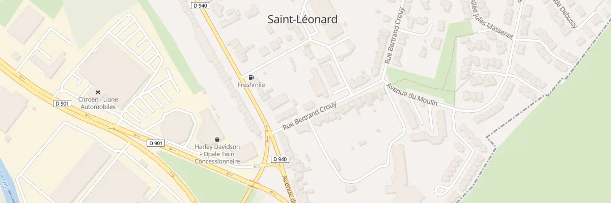 Plan du 5 Rue Bertrand Crouy à Saint-Léonard