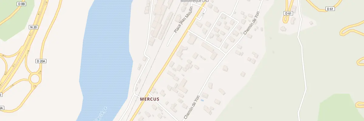 Plan du 25 Av Irene Joliot Curie à Mercus-Garrabet