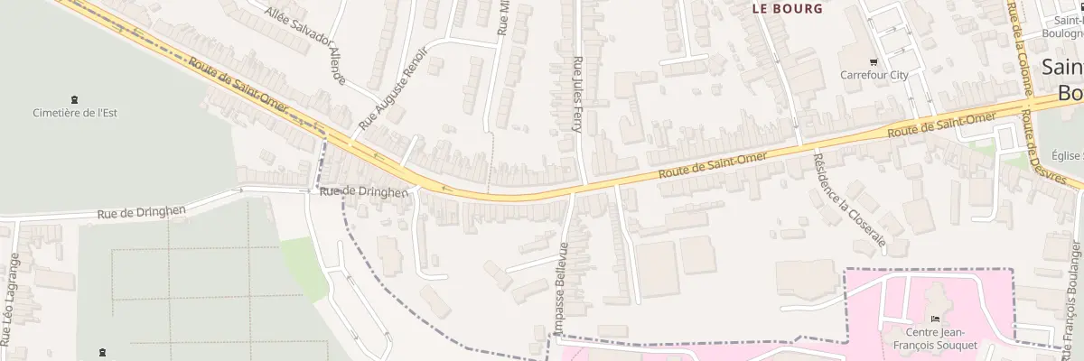 Plan du 171 Rte de Saint Omer à Saint-Martin-Boulogne
