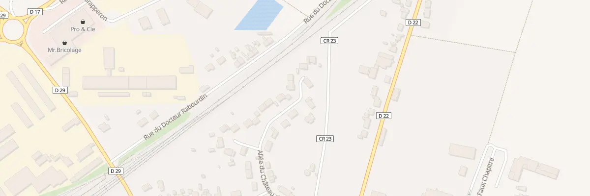 Plan du 41B All du Château d’Eau aux Villages Vovéens