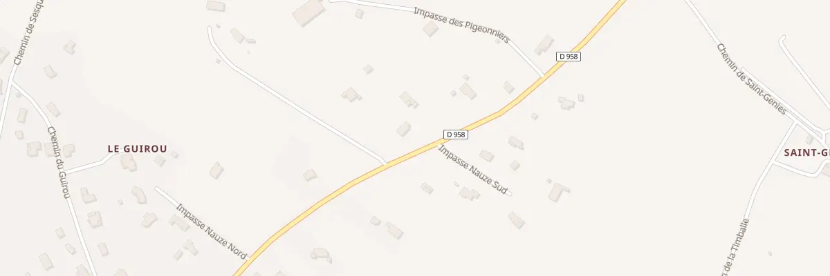 Plan du 5271 Nauze Nord à Montricoux