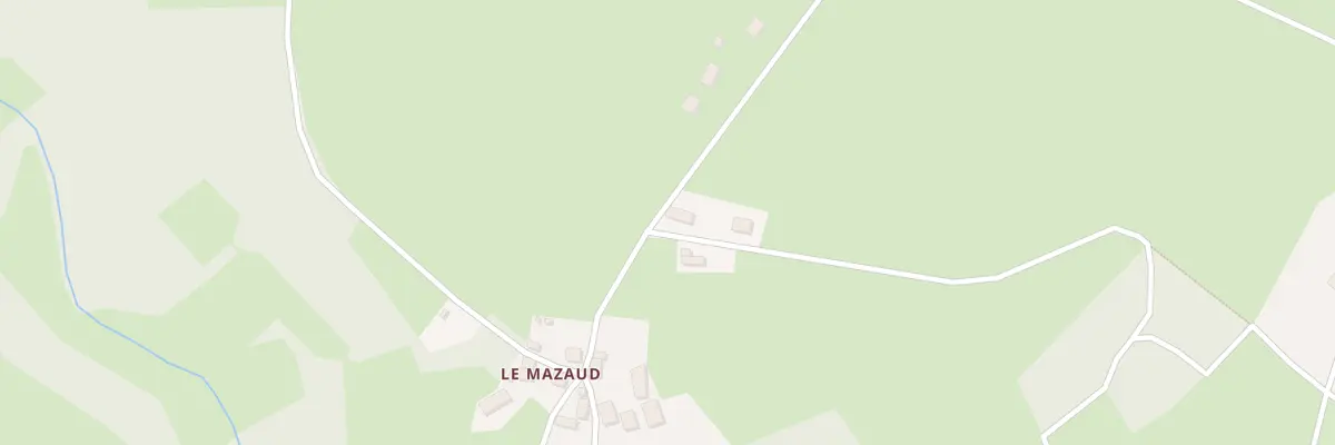 Plan du 5281 Le Mazaud à Neuvic-Entier