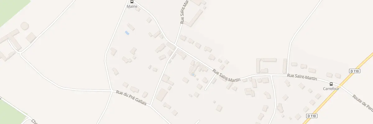 Plan du 23 Rue Saint Martin à Perdreauville