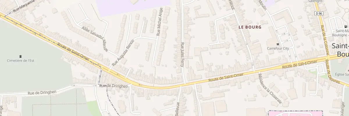 Plan du 17 Rue Jules Ferry à Saint-Martin-Boulogne