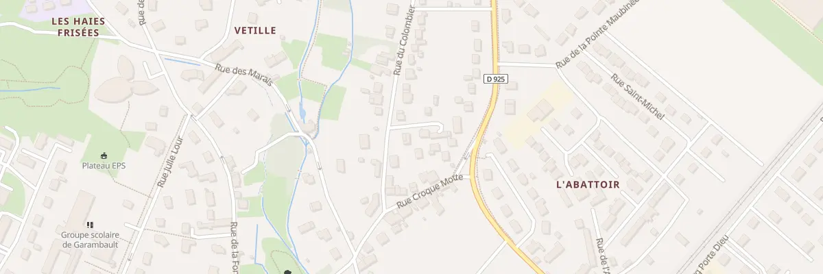 Plan du 6 Rue du Colombier à Beaugency