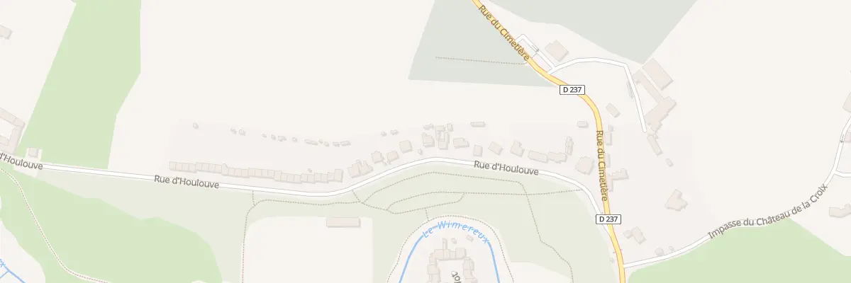 Plan du 22 Rue d’Houlouve à Wimille