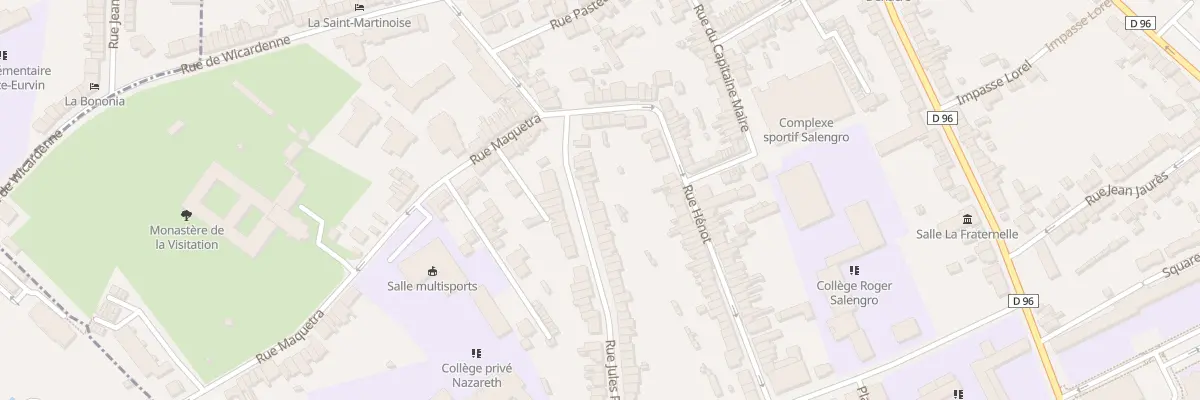 Plan du 130 Rue Jules Ferry à Saint-Martin-Boulogne