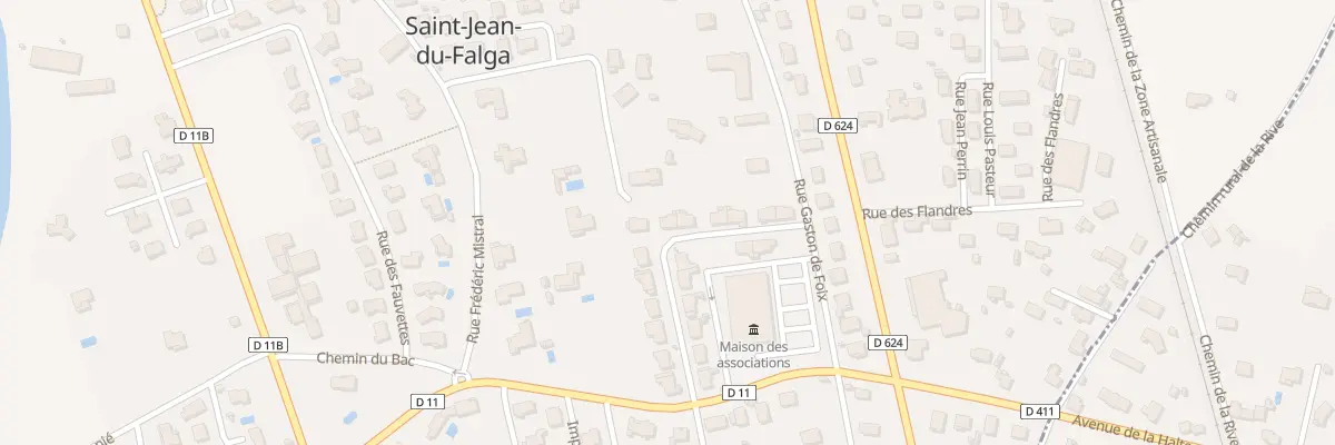 Plan du 12 Rue Gabriel Faure à Saint-Jean-du-Falga