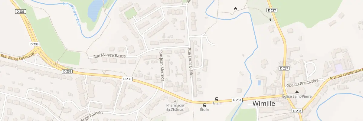 Plan du 15 Rue Louis Blériot à Wimille