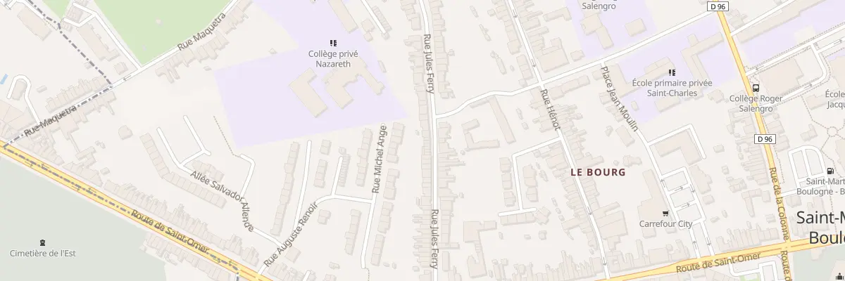 Plan du 67 Rue Jules Ferry à Saint-Martin-Boulogne