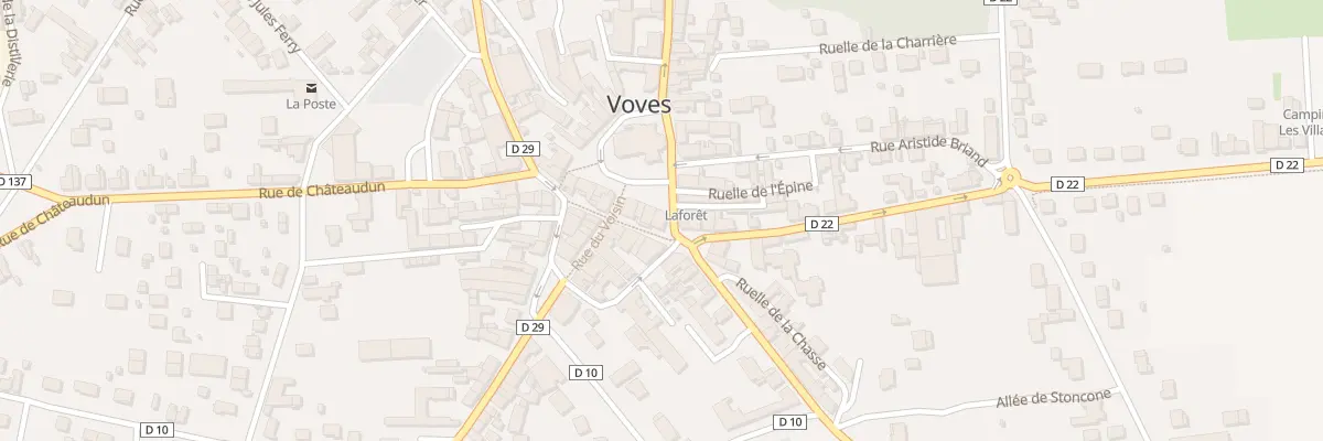Plan du 2 Rue de la République aux Villages Vovéens